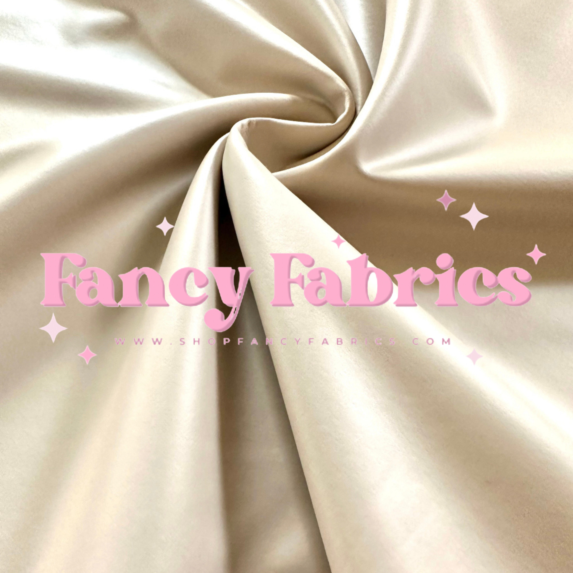 Taupe Pleather Fabric by the Yard and Half Yards