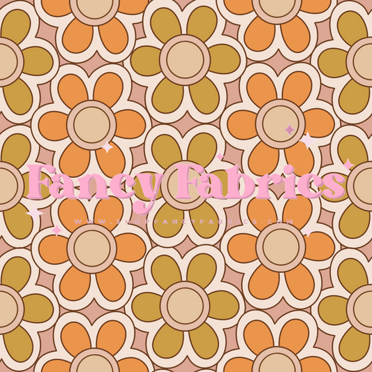 Lauren Liza Designs | Hex Flowers Boho | PREORDER | By The Yard