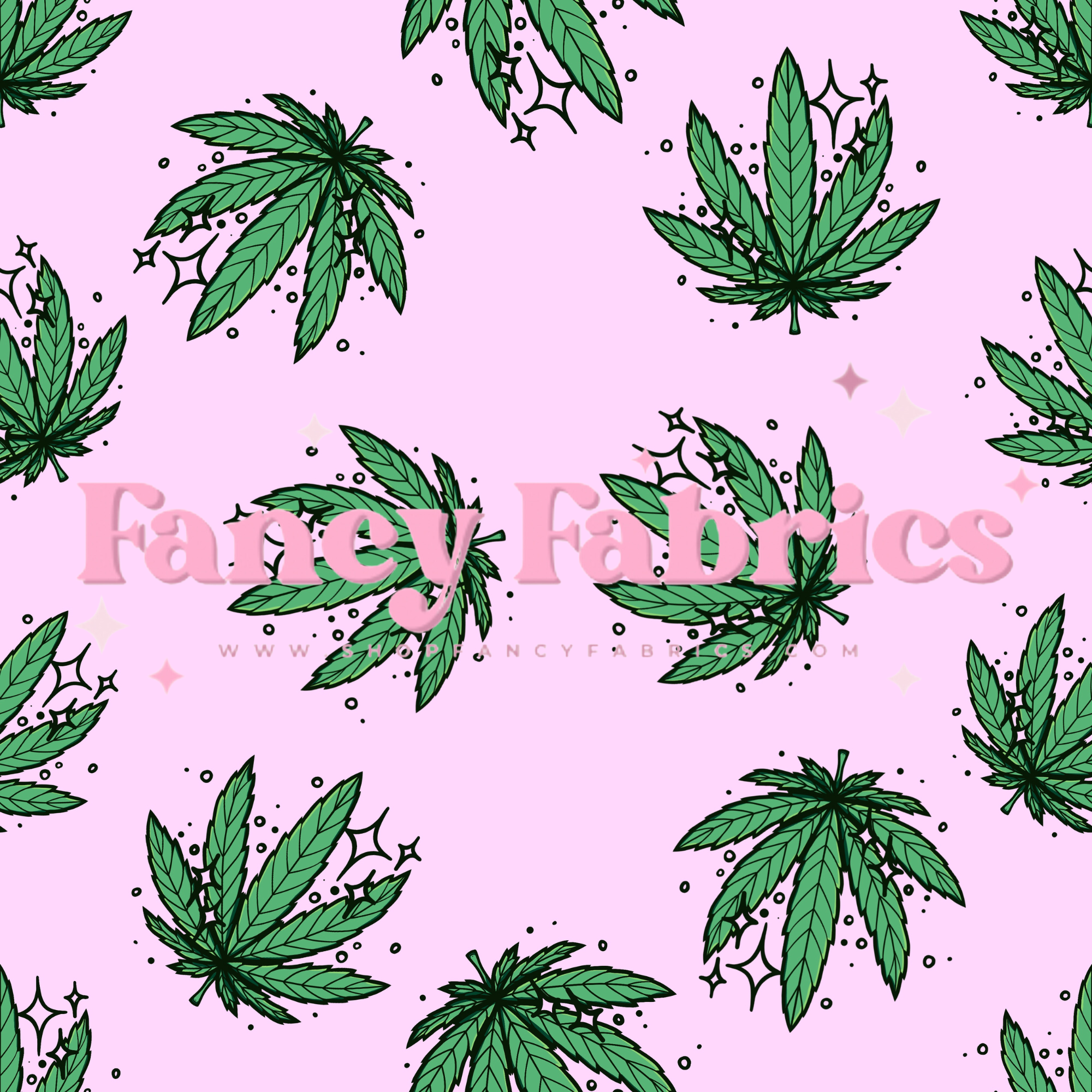 Plant Powered (Pink) | PREORDER | By The Yard