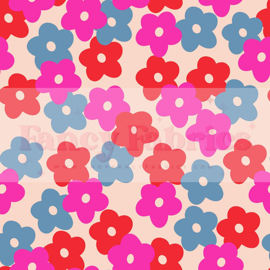 Pink Trendy Floral | PREORDER | By The Yard