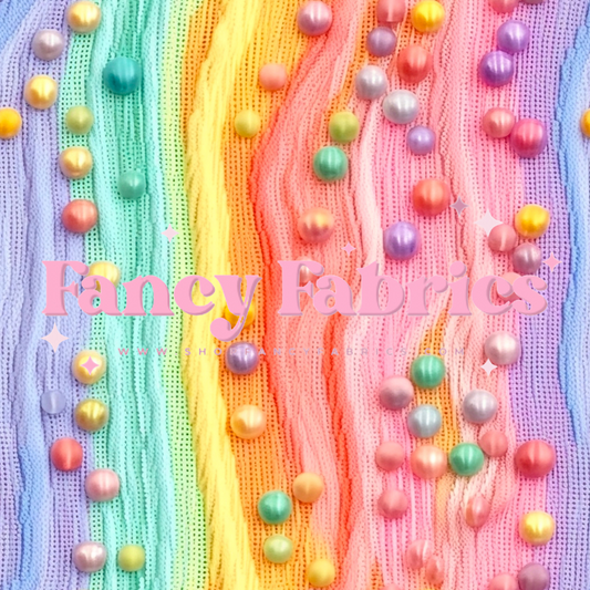 Rainbow Pearl | PREORDER | By The Yard