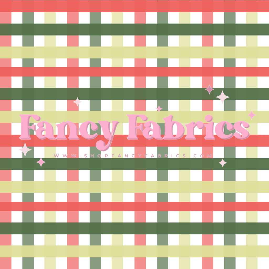 Watermelon Plaid | PREORDER | By The Yard