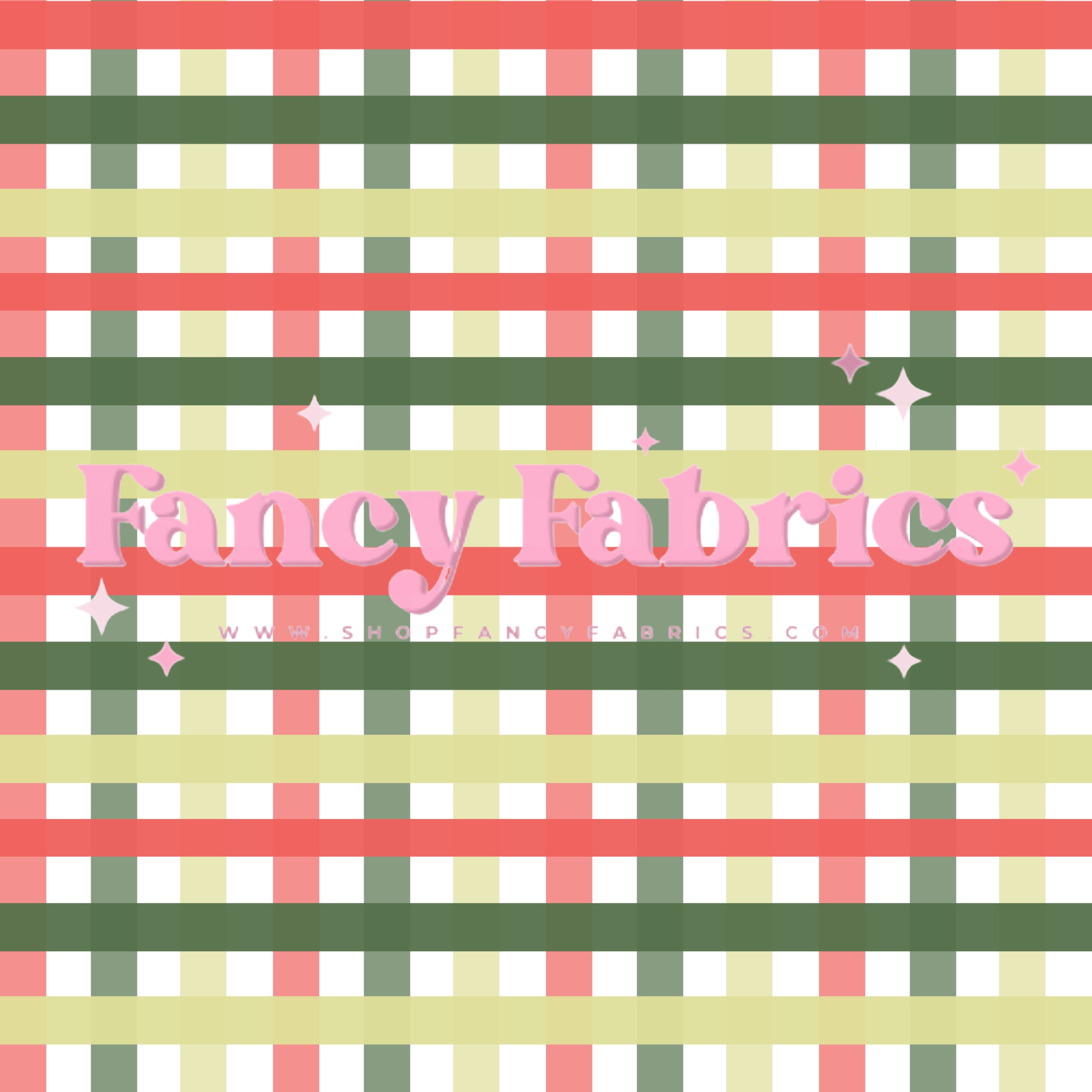Watermelon Plaid | PREORDER | By The Yard