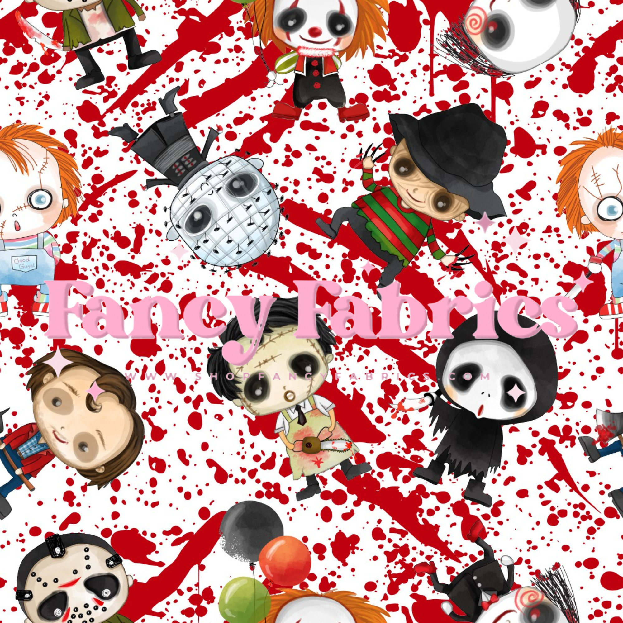 Blood Splatter Horror | PREORDER | By The Yard