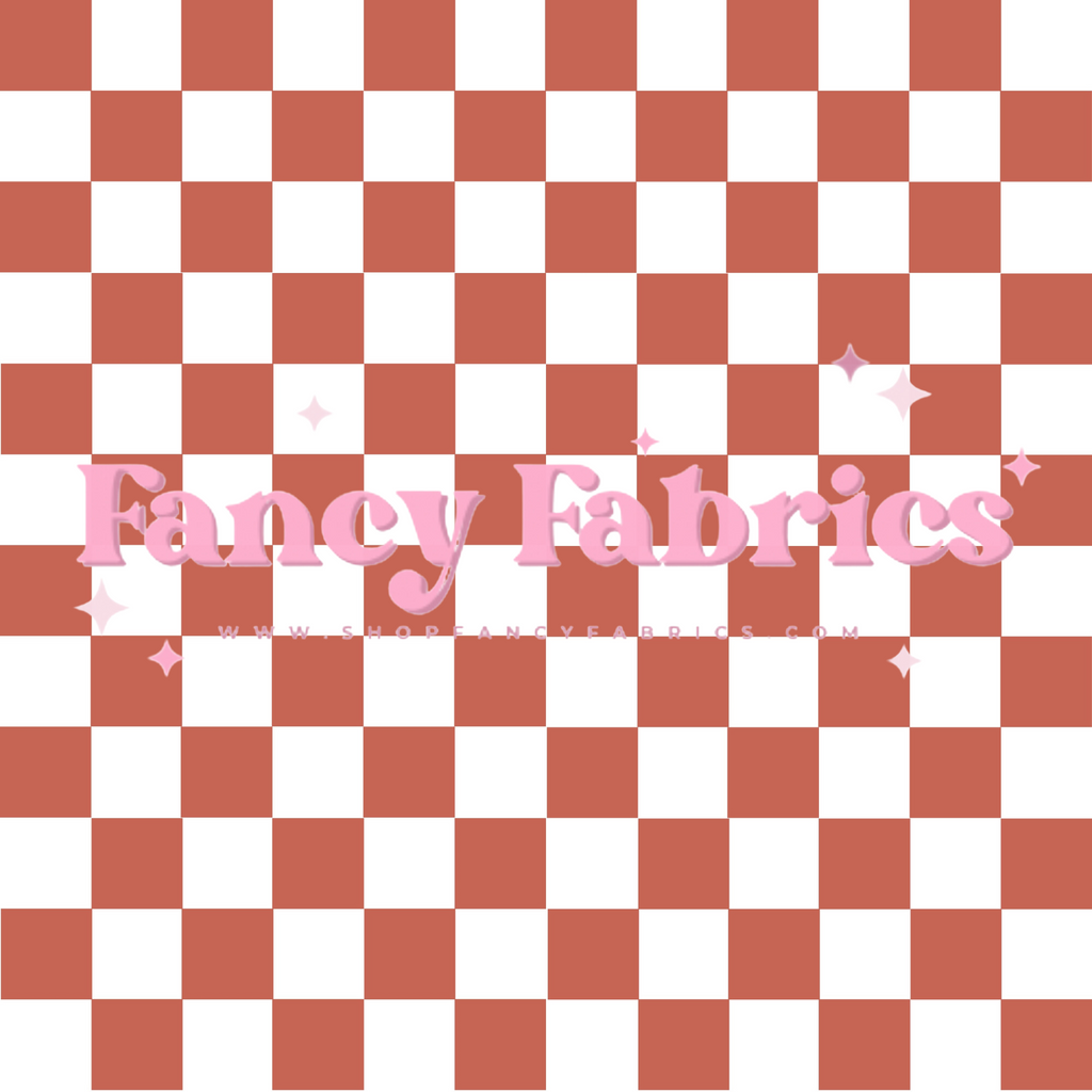Red Checkers | PREORDER | By The Yard