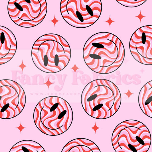 Smiley Swirls | PREORDER | By The Yard