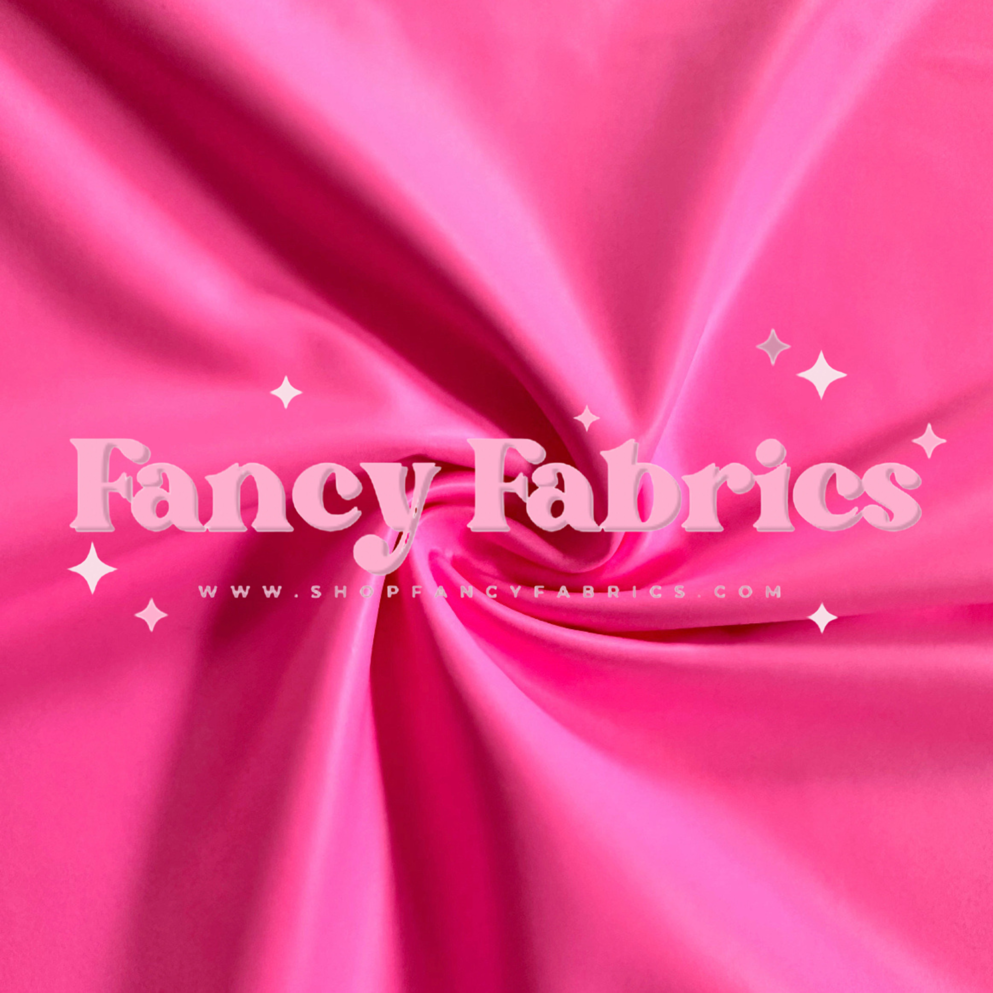 Bright Pink Pleather Fabric by the Yard and Half Yards