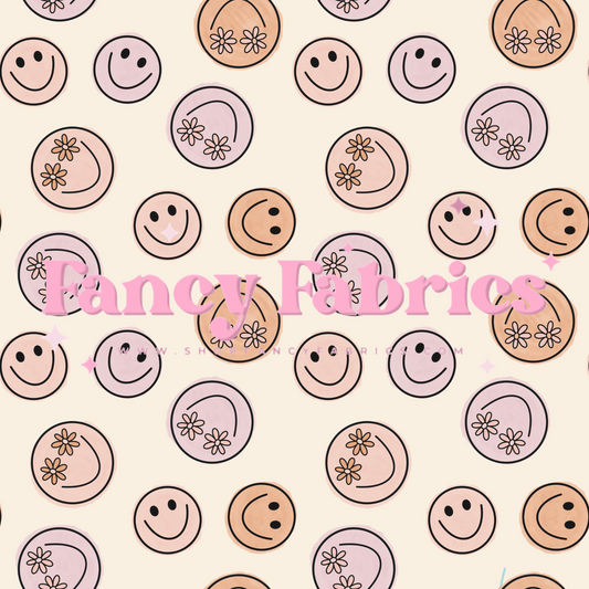 Lauren Liza Designs | Mixed Smiley | PREORDER | By The Yard