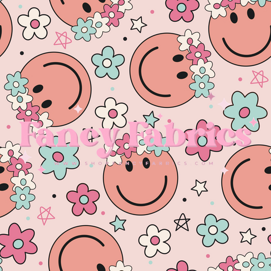 Lauren Liza | Retro Smileys | PREORDER | By The Yard