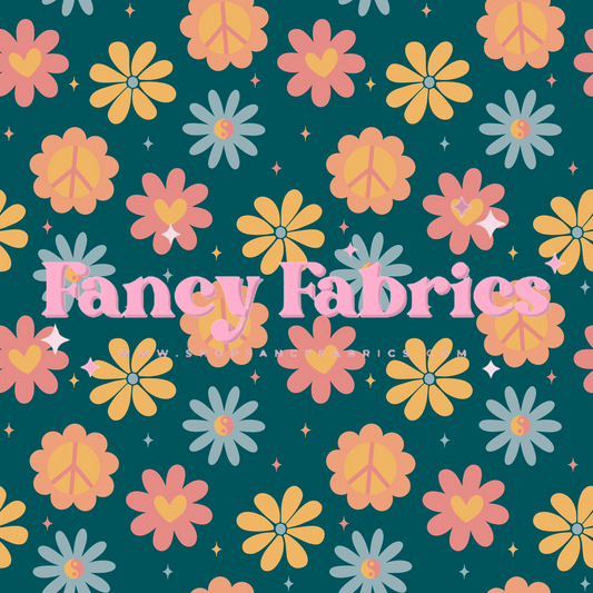 Lauren Liza Designs | Retro Floral 28 | PREORDER | By The Yard