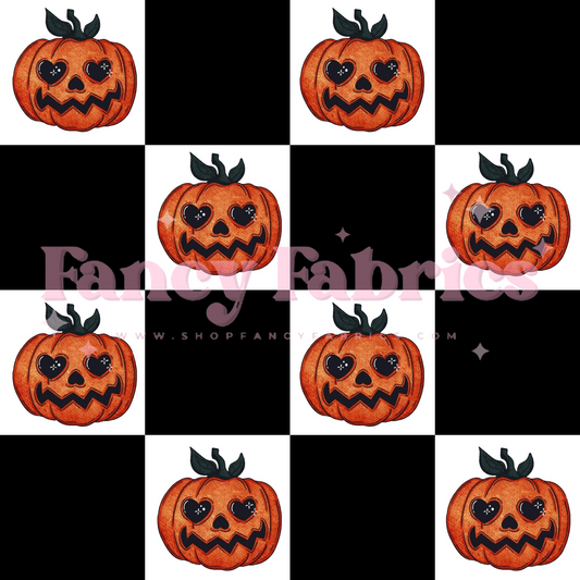 Pumpkin Checkers 2 | PREORDER | By The Yard