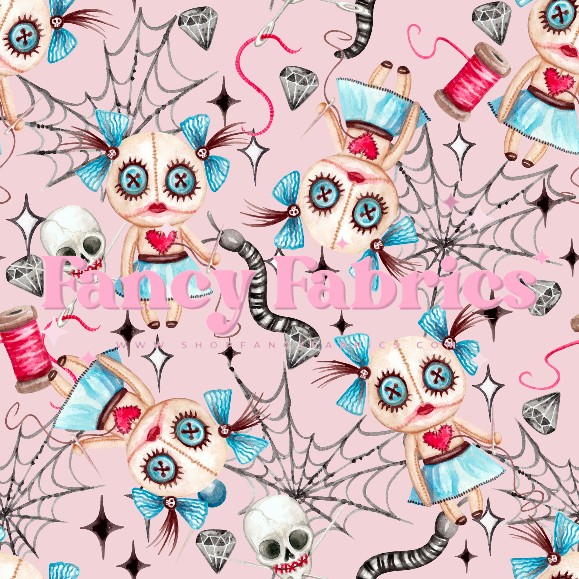 Voodoo (Pink) | PREORDER | By The Yard