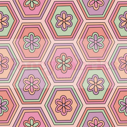 Lauren Liza Designs | Hexagons | PREORDER | By The Yard