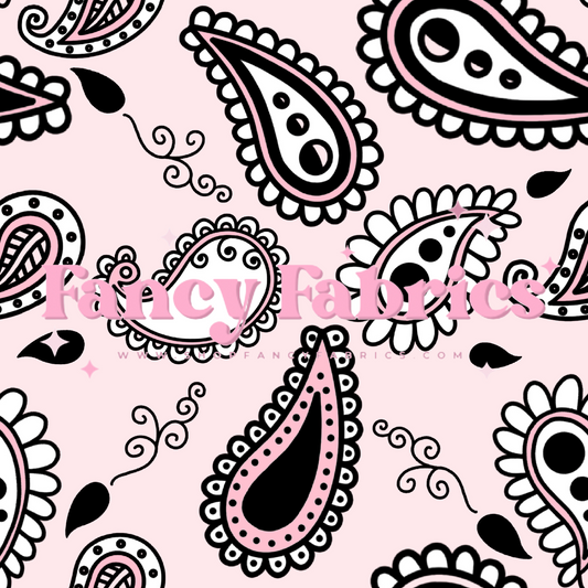 Pink Paisley | PREORDER | By The Yard