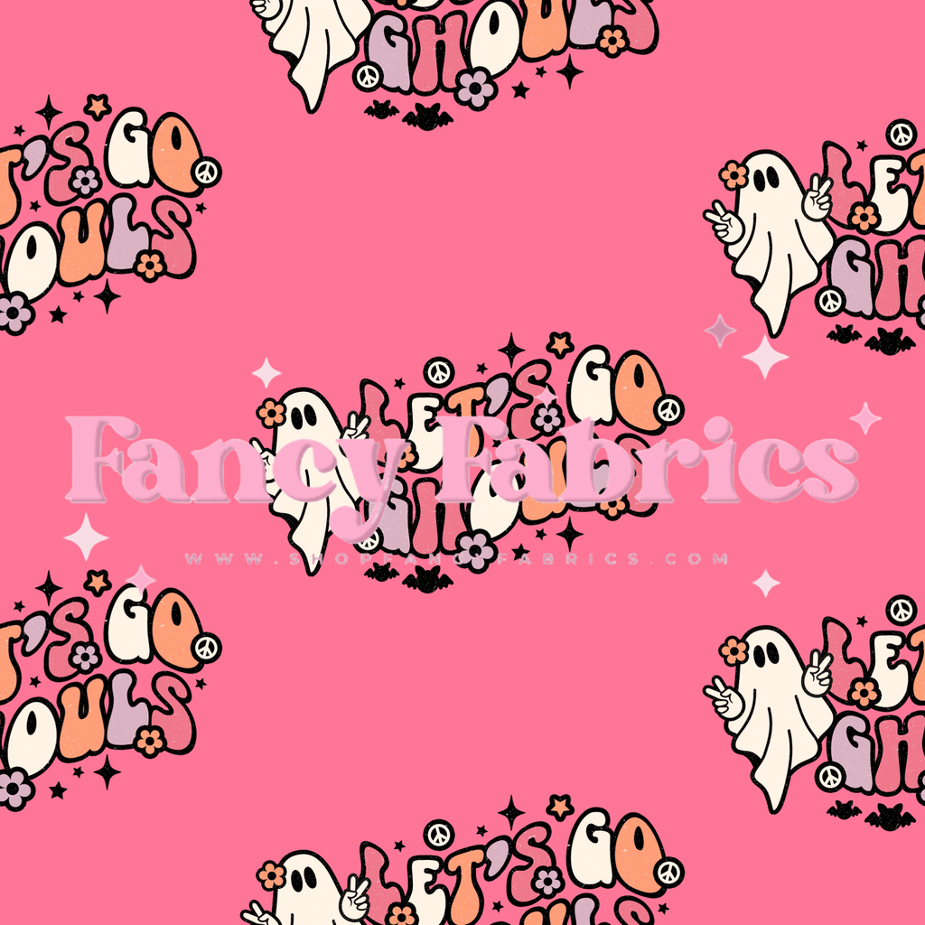 Let's Go Ghouls (Pink) | PREORDER | By The Yard