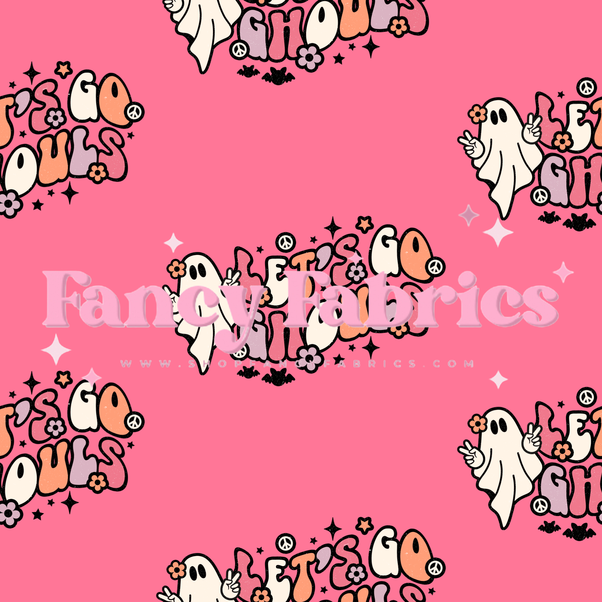 Let's Go Ghouls (Pink) | PREORDER | By The Yard
