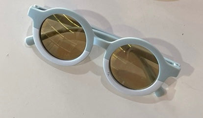 Two Toned Circle (Blue) | RTS Sunnies