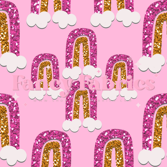 Rainbows Of Glitter | PREORDER | By The Yard