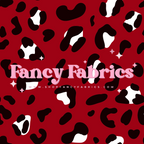 Dark Red Leopard | PREORDER | By The Yard