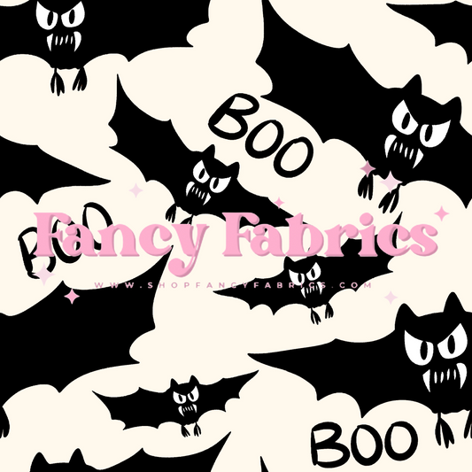 Boo Bats (Cream) | PREORDER | By The Yard