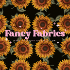 Sunflower Embroidery (Black) | PREORDER | By The Yard