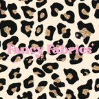 Gold Glitter Leopard | PREORDER | By The Yard