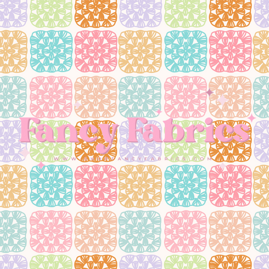 Crochet Squares | PREORDER | By The Yard