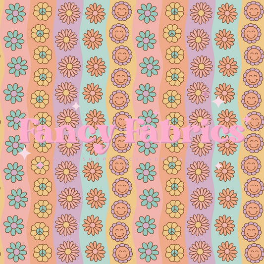 Lauren Liza | Wavy Flowers | PREORDER | By The Yard