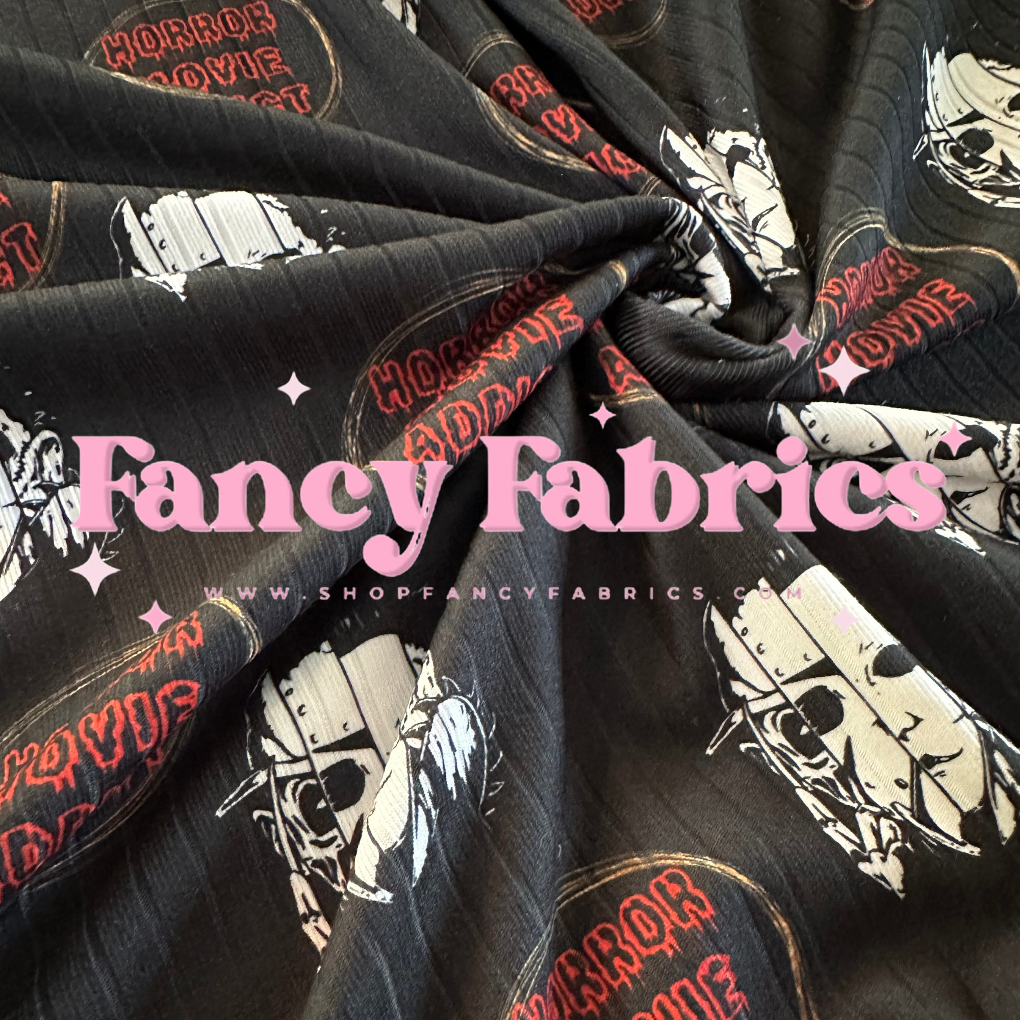 Horror Movie Addict | 6x6 | Brushed Rib | Ready To Ship