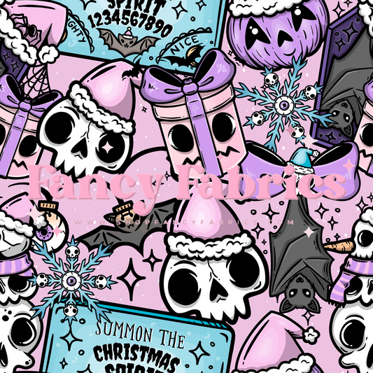 Spooky Xmas (Pink) | PREORDER | By The Yard