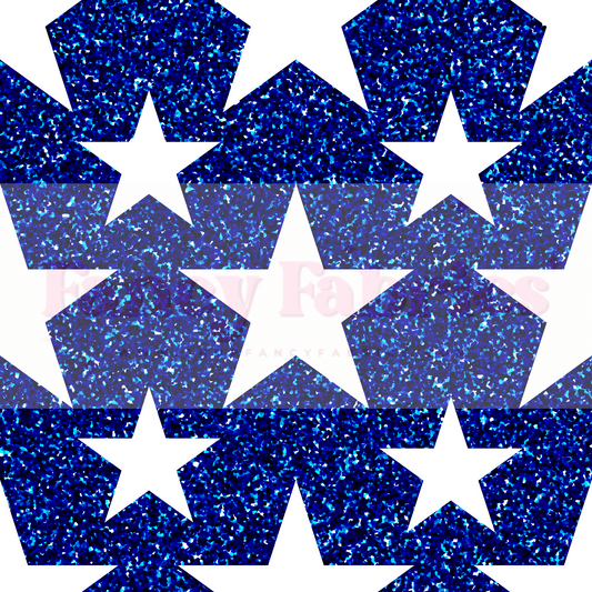 Faux Glitter Stars | PREORDER | By The Yard