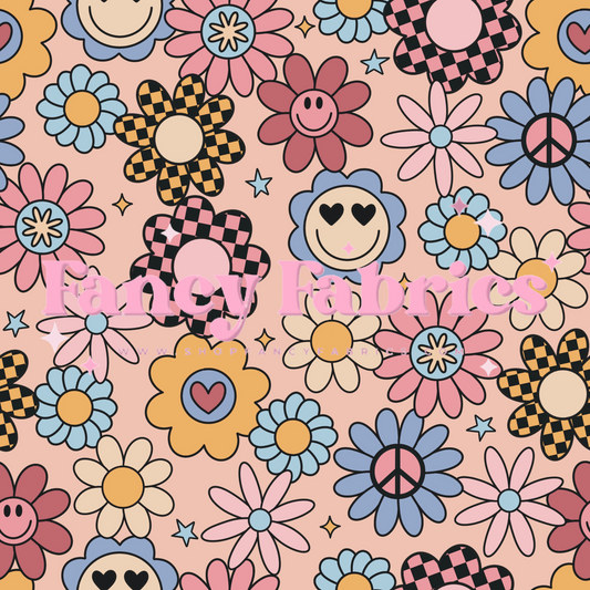 Lauren Liza Designs | Retro Floral 32 | PREORDER | By The Yard