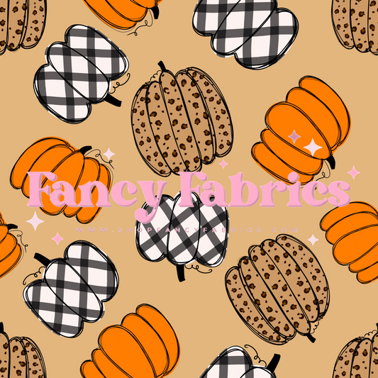 Pattern Pumpkins | PREORDER | By The Yard