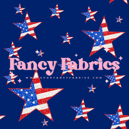 Flag Stars | PREORDER | By The Yard