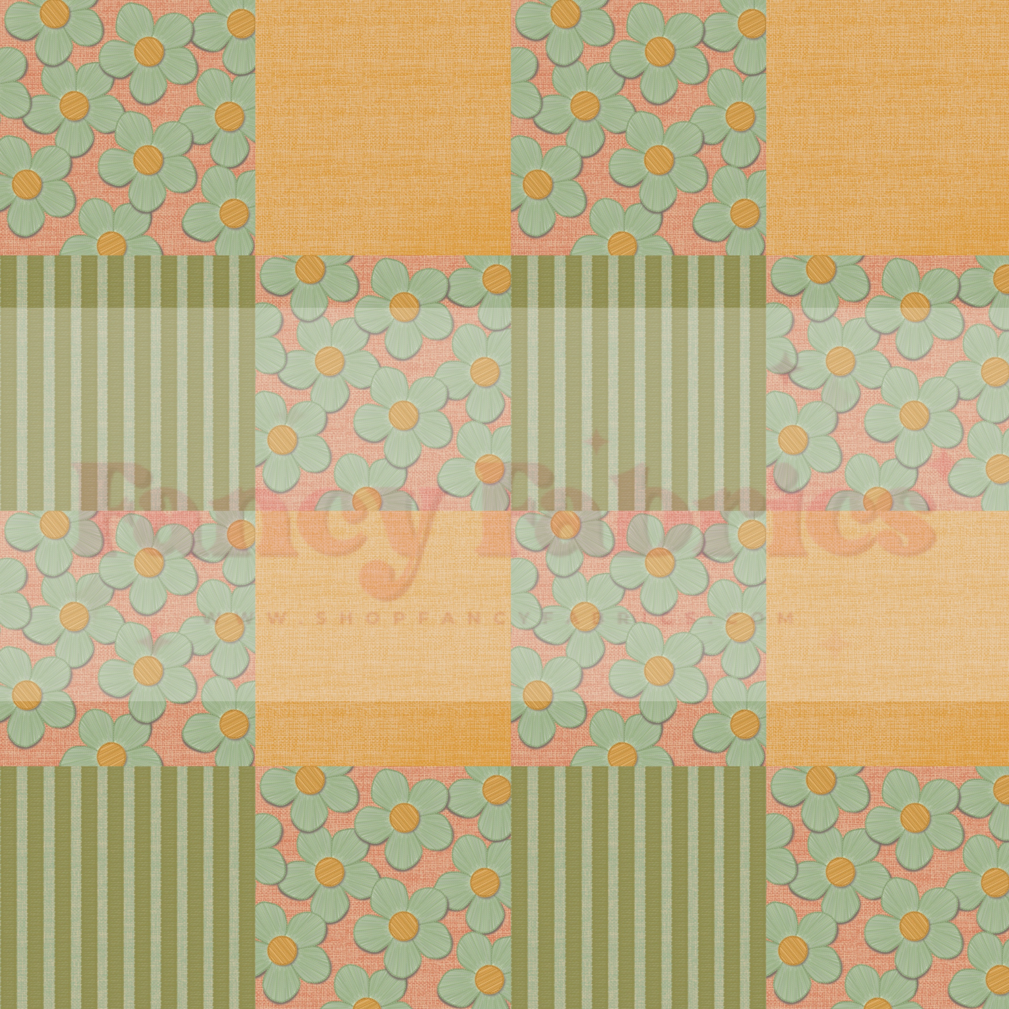 Lauren Liza Designs | Embroidery Patchwork | PREORDER | By The Yard