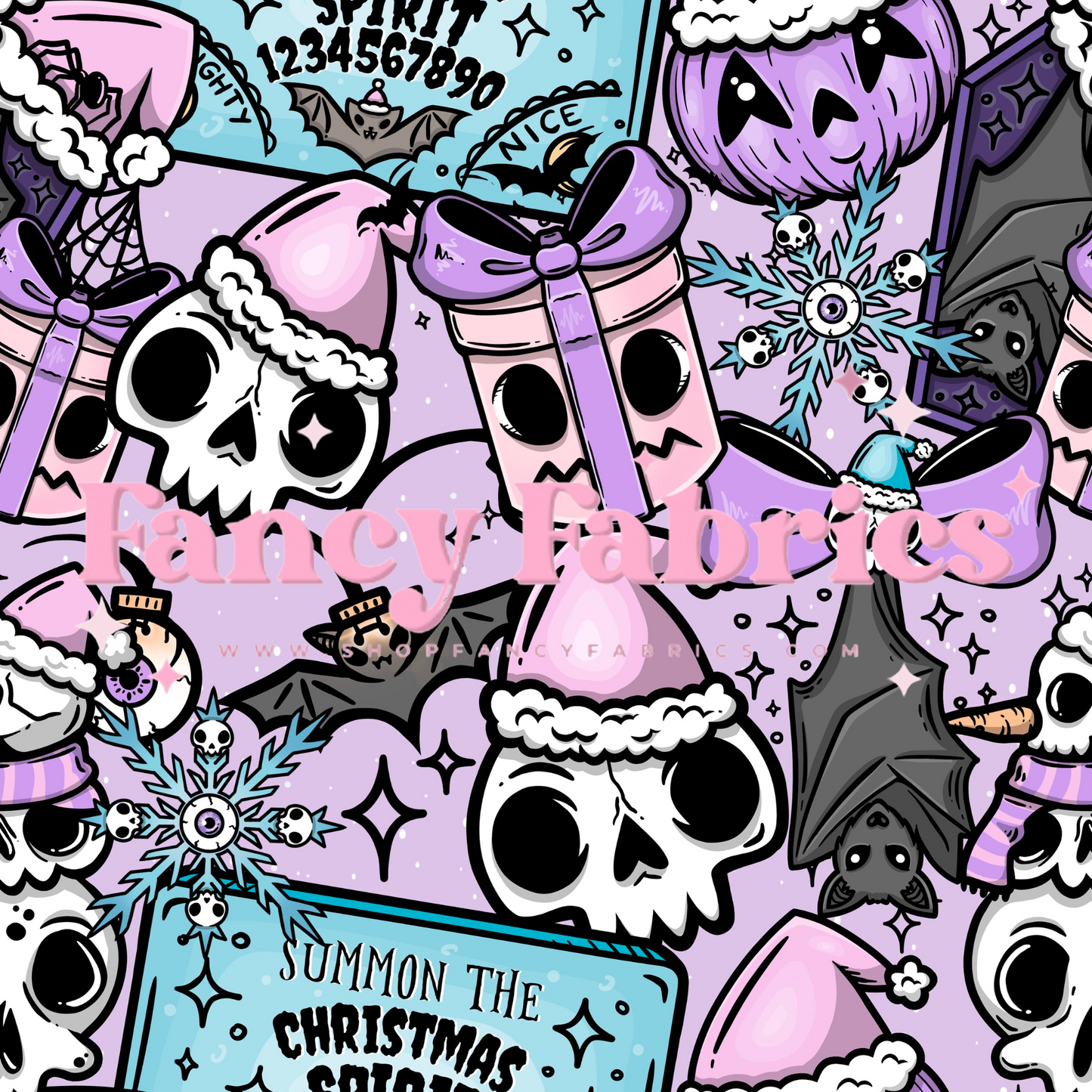 Spooky Xmas (Purple) | PREORDER | By The Yard