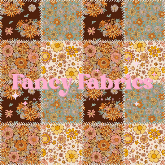 Fall Floral Patchwork | PREORDER | By The Yard