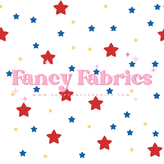 Patriotic Stars | PREORDER | By The Yard
