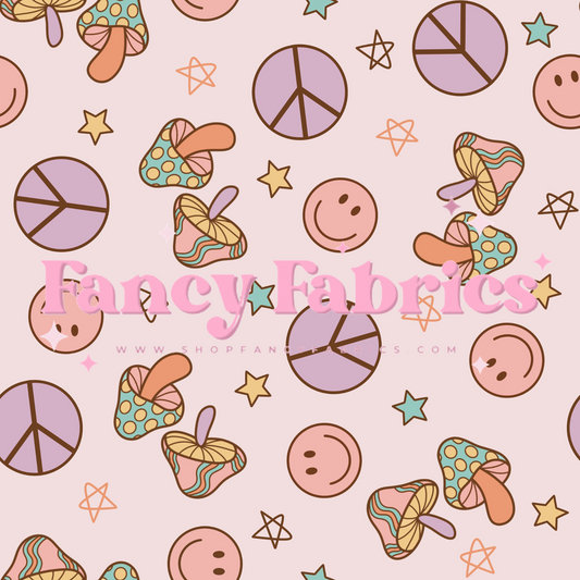 Lauren Liza | Retro Mushrooms | PREORDER | By The Yard