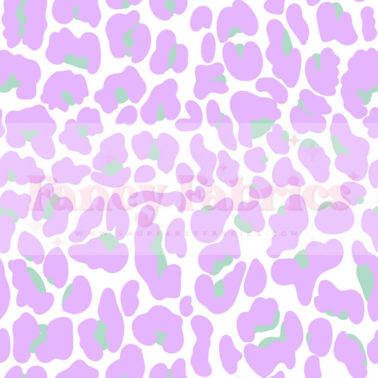 Pastel Purple Leopard | PREORDER | By The Yard