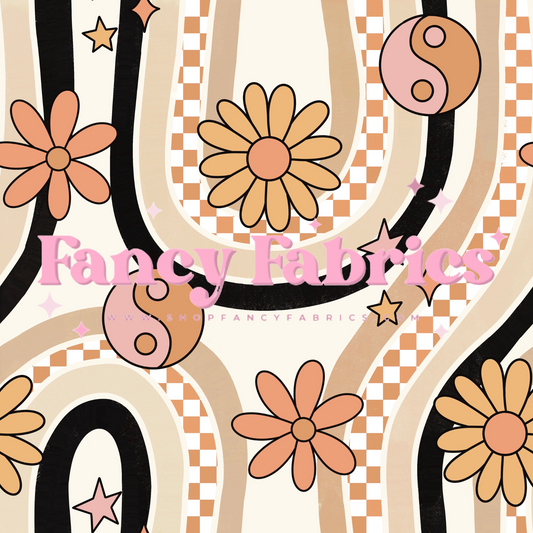 Lauren Liza Designs | Flowers Wavy | PREORDER | By The Yard