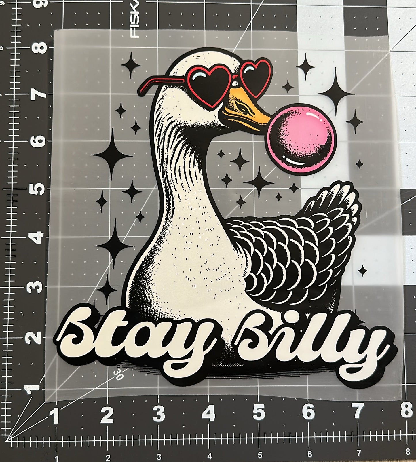 stay silly goose dtf transfer ready to press