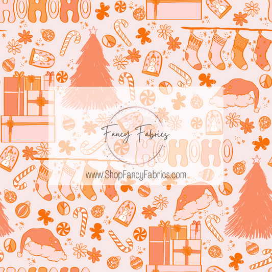 Orange Christmas | PREORDER | By The Yard