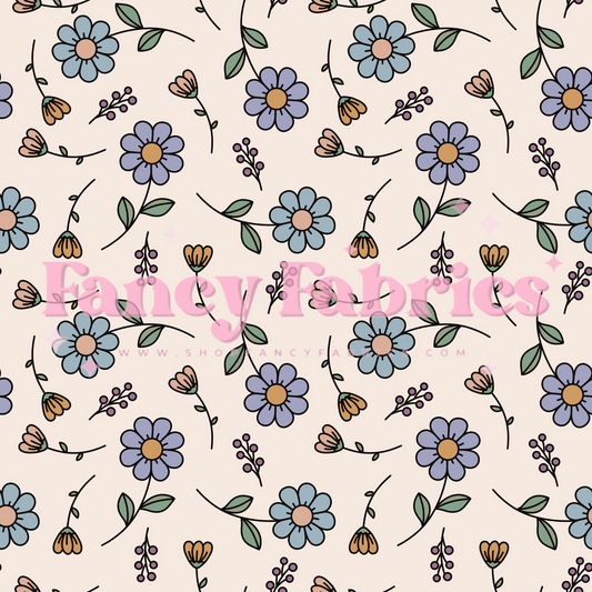 Lauren Liza Designs | Floral Doodles 1 | PREORDER | By The Yard