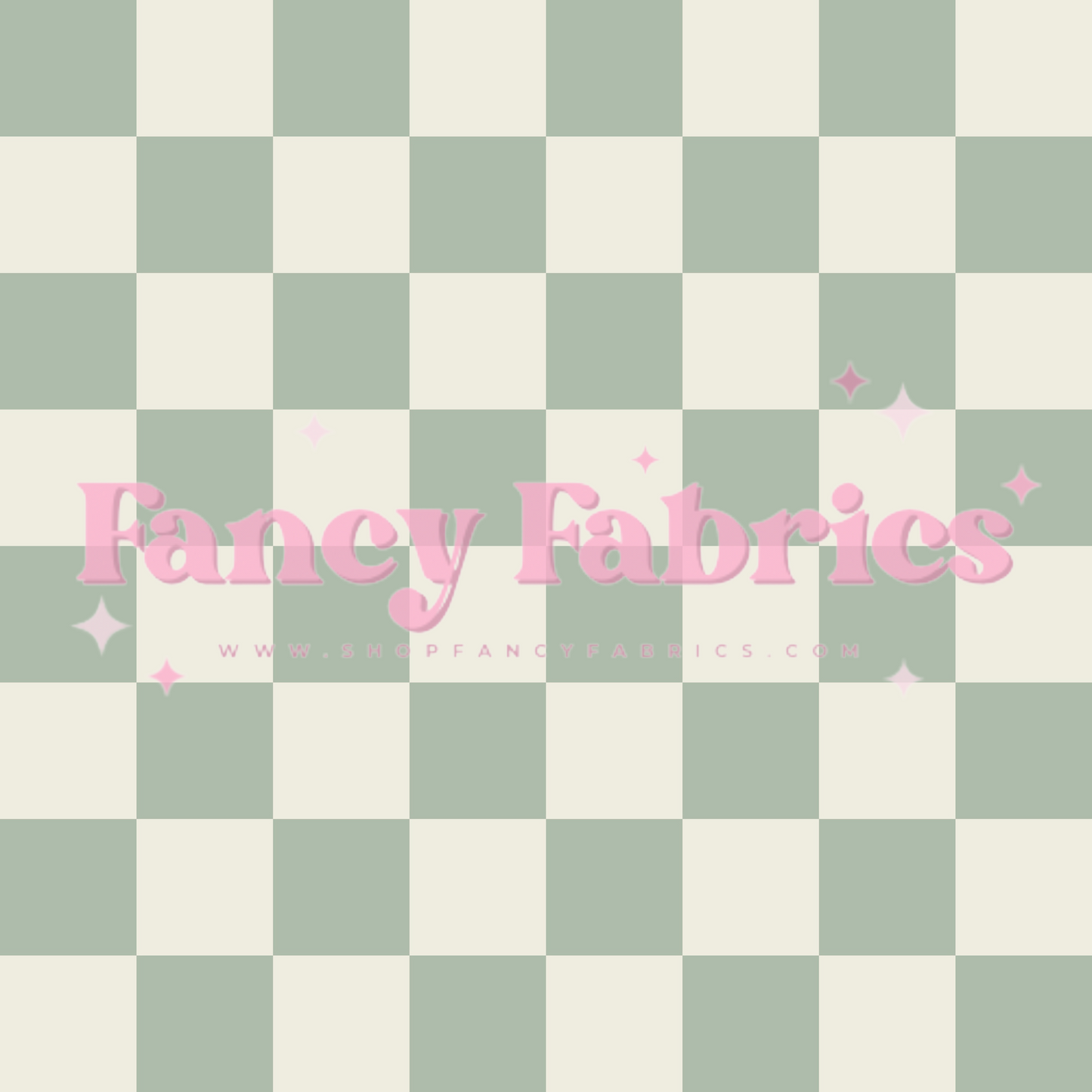 Lauren Liza Designs | Green Checkers | PREORDER | By The Yard