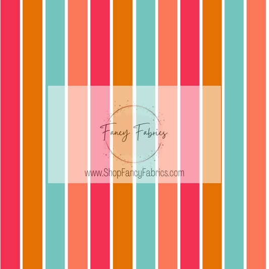 Bright Skinny Stripes | PREORDER | By The Yard