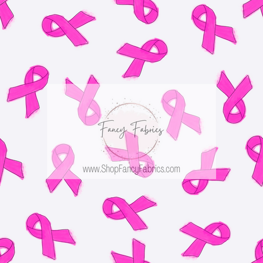 Pink Ribbons | PREORDER | By The Yard