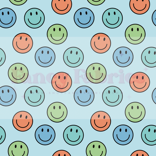 Lauren Liza Designs | Boy Smileys | PREORDER | By The Yard