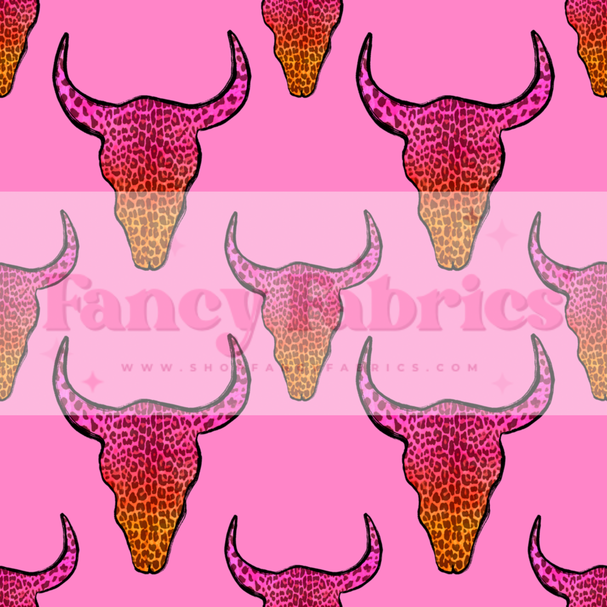 Leopard Skulls | PREORDER | By The Yard