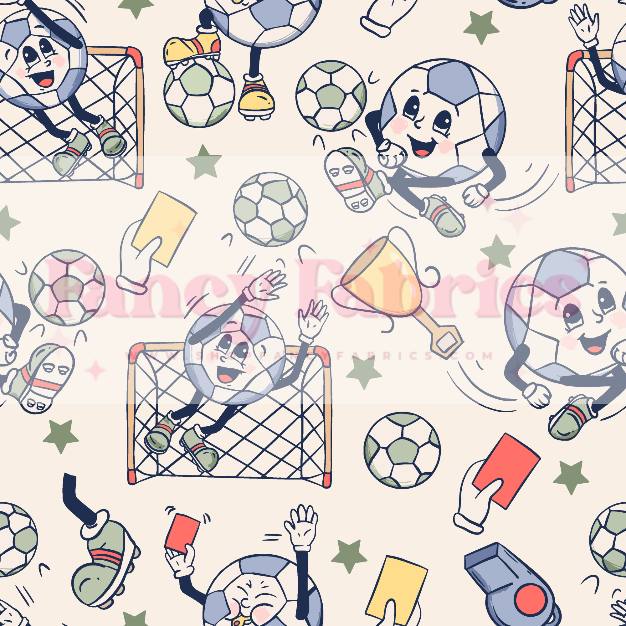 Muse Bloom | Soccer (Beige) | PREORDER | By The Yard